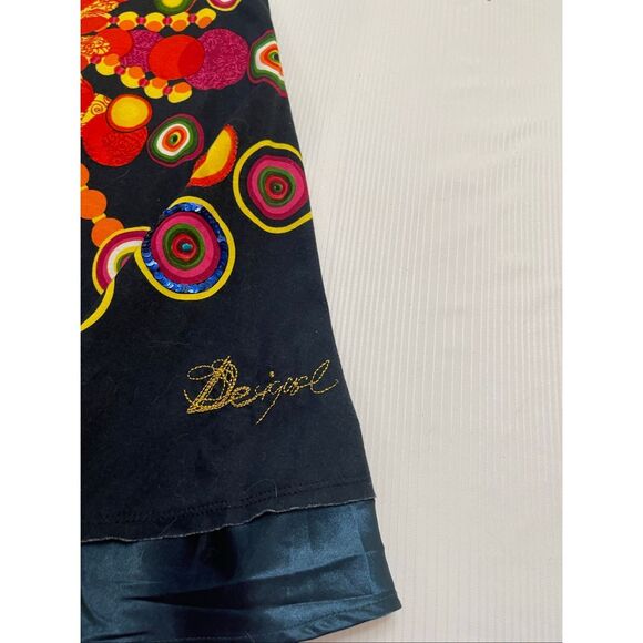 Desigual Women’s Multicolor Hippie Boho Chic Dress Size Medium - Picture 2 of 8